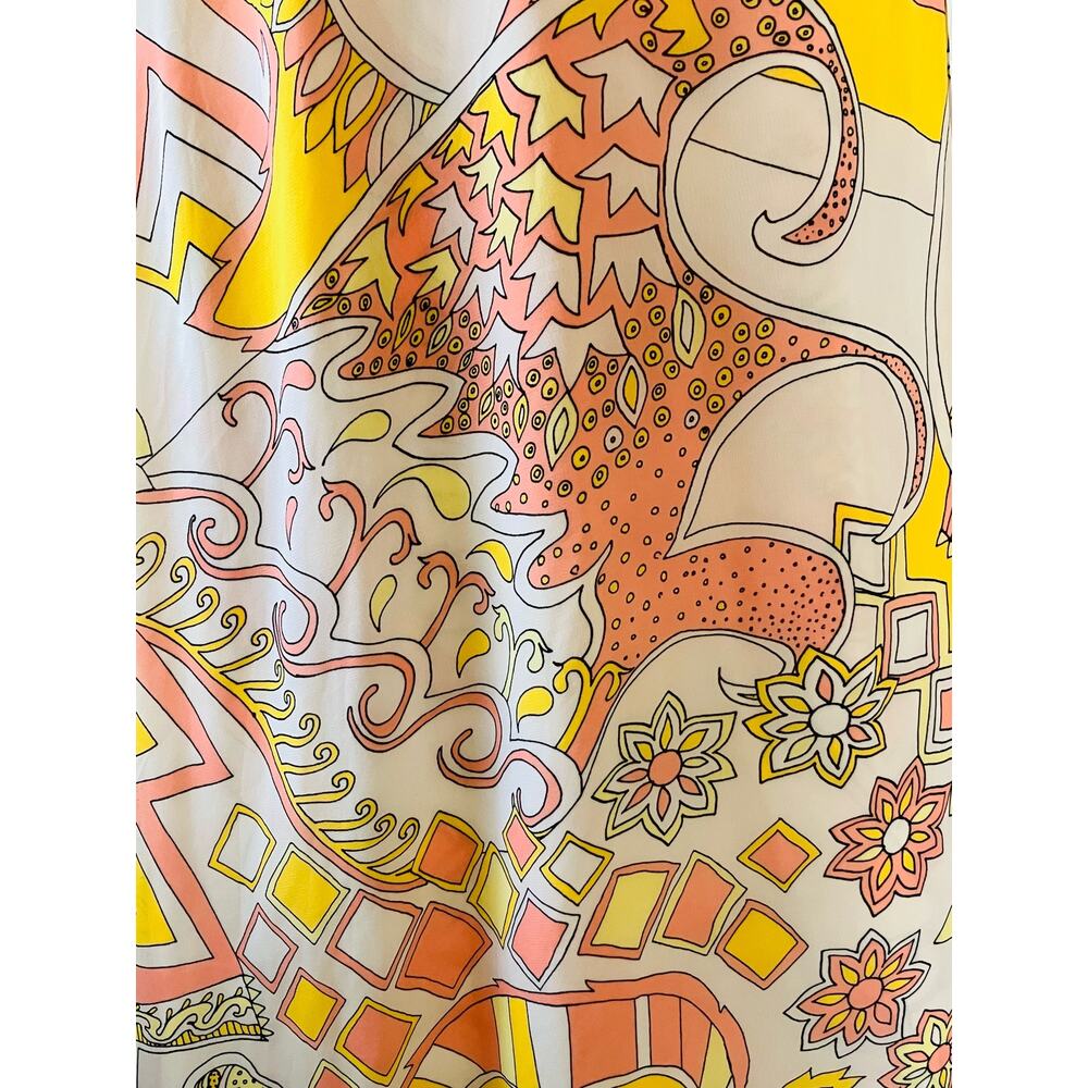 ModCloth Yellow Peach Wrap Maxi Dress XL - Picture 4 of 5